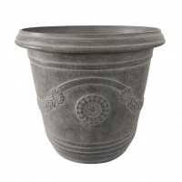 Better Homes and Gardens Greythorne 20 in. Outdoor Planter - Set of 2 Weathered Concrete Store Color   566852281
